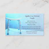 ホワイトシャワー椅子の設備メディカルシニアシニ気にア 名刺 (正面)