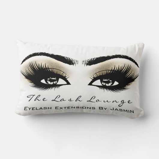 ホワイトシャンパイグネメイクアップアイズラッシュ美しい ランバークッション (裏面)