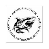 ホワイトシャークテーマ セルフインキングスタンプ (デザイン)