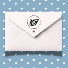 ホワイトシャークテーマ セルフインキングスタンプ