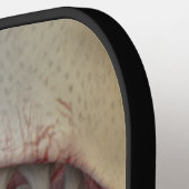 ホワイトシャーク口 ピックルボールラケット (左詳細)