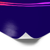 ホワイトシャーク素晴らしグラフィックデザイン ポスター (コーナー)