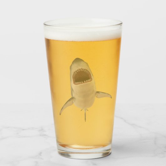 ホワイトシャーク タンブラーグラス (ドリンク正面)