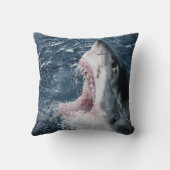 ホワイトシャ素晴らしメの頭 クッション (裏面)