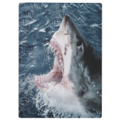 ホワイトシャ素晴らしメの頭 クリップボード (裏面)