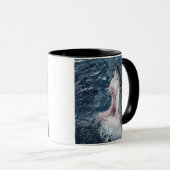 ホワイトシャ素晴らしメの頭 マグカップ (正面右)