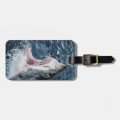 ホワイトシャ素晴らしメの頭 ラゲッジタグ (正面横)