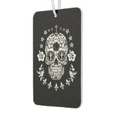 ホワイトシュガースカルとクロスと(紋章の)フラ・ダ・リ カーエアーフレッシュナー (左)