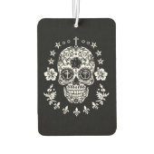 ホワイトシュガースカルとクロスと(紋章の)フラ・ダ・リ カーエアーフレッシュナー (裏面)