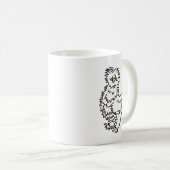 ホワイトシルキーチキンコーヒーマグ コーヒーマグカップ (正面右)