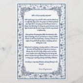 ホワイトシルバークリスマスファミリーニュースレターあなたのテキスト 便箋 (正面)