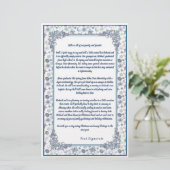 ホワイトシルバークリスマスファミリーニュースレターあなたのテキスト 便箋 (スタンド正面)