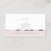 ホワイトシルバーセレニティ 名刺 (裏面)