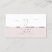 ホワイトシルバーセレニティ 名刺 (正面)