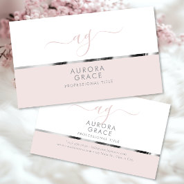 ホワイトシルバーセレニティ 名刺