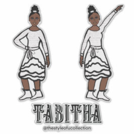 ホワイトシルバーダンサー#1 シール