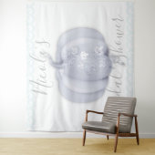 ホワイトシルバーパンプキン ストーリーブック ウェディング タペストリー (インサイチュ)