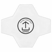 ホワイトシンプルプロフェッショナルモダンビジネスロゴ サッカーボール (フラット)