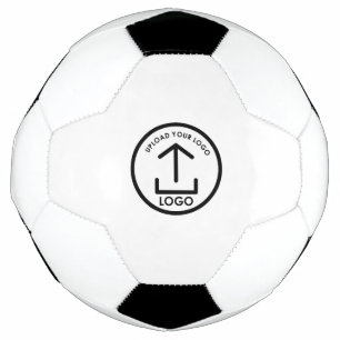 ホワイトシンプルプロフェッショナルモダンビジネスロゴ サッカーボール