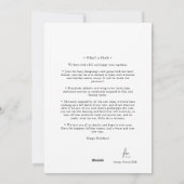 ホワイトシンプルモダンクリスマスフォーフォトコラージュ シーズンカード (裏面)