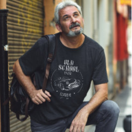 ホワイトシンプル旧校速Tシャツ Tシャツ