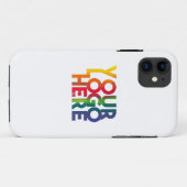 ホワイトシンプル・ビジネス・ロゴ Case-Mate iPhoneケース (裏面(横))