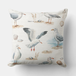 ホワイトシーガル装飾用クッション クッション