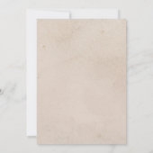 ホワイトシーシェルビーチ結婚式カップルシャワー 招待状 (裏面)