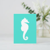ホワイトシーホースオンターコイズ ポストカード (スタンド正面)