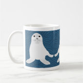 ホワイトシールマグカップ コーヒーマグカップ (左)