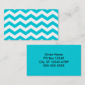 ホワイトジグザグ名刺 名刺 (正面/裏面)