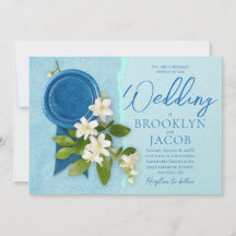 ホワイトジャスミンズ結婚式招待状