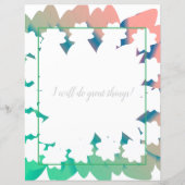 ホワイトジャスミンフローラ裏打ち筆記用紙 (裏面)