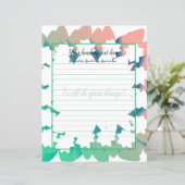 ホワイトジャスミンフローラ裏打ち筆記用紙 (スタンド正面)