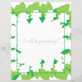 ホワイトジャスミンフローラ裏打ち筆記用紙 (裏面)