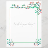 ホワイトジャスミンフローラ裏打ち筆記用紙 (裏面)