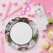 ホワイトジャスミン紙プレート ペーパープレート (パーティー)