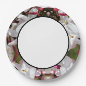 ホワイトジャスミン紙プレート ペーパープレート (正面)