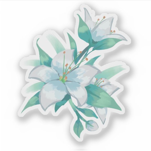 ホワイトジャスミン シール (正面)