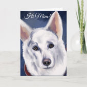 ホワイトジャーマンシェパード カード (正面)