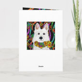 ホワイトジャーマンシェパード カード (裏面)