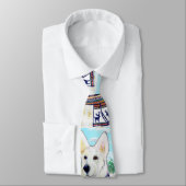 ホワイトジャーマンシェパード ネクタイ (タイ)