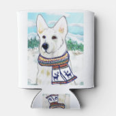 ホワイトジャーマンシェパード 缶クーラー (裏面)