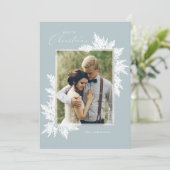 ホワイトジュニパーフラットホリデーカード シーズンカード (スタンド正面)