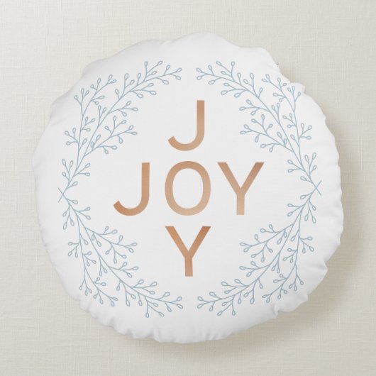 ホワイトジョイエレガントホリデイ ラウンドクッション (裏面)