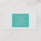 ホワイトスクエアエンボス 名刺 (裏面)