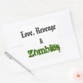 ホワイトスクエアステッカー スクエアシール (封筒)