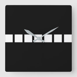 ホワイトスクエアデザイン スクエア壁時計