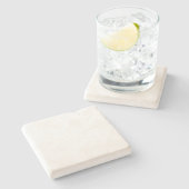 ホワイトスクエア石灰岩コースター ストーンコースター (横)