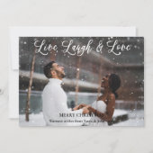 ホワイトスクエレガントリプトLIVE LAGUH LOVEミニマリスト シーズンカード (正面)